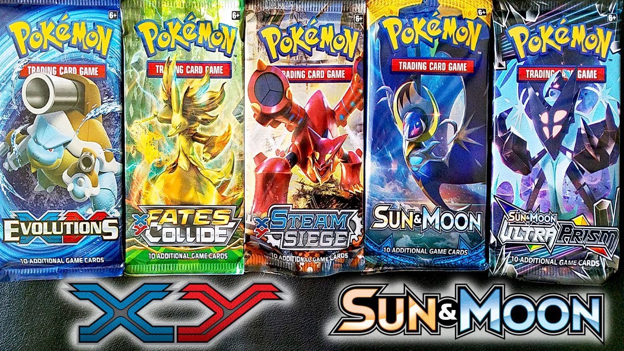 5 RANDOM POKEMON BOOSTER PACK OPENING - POKEMON UNWRAPPED