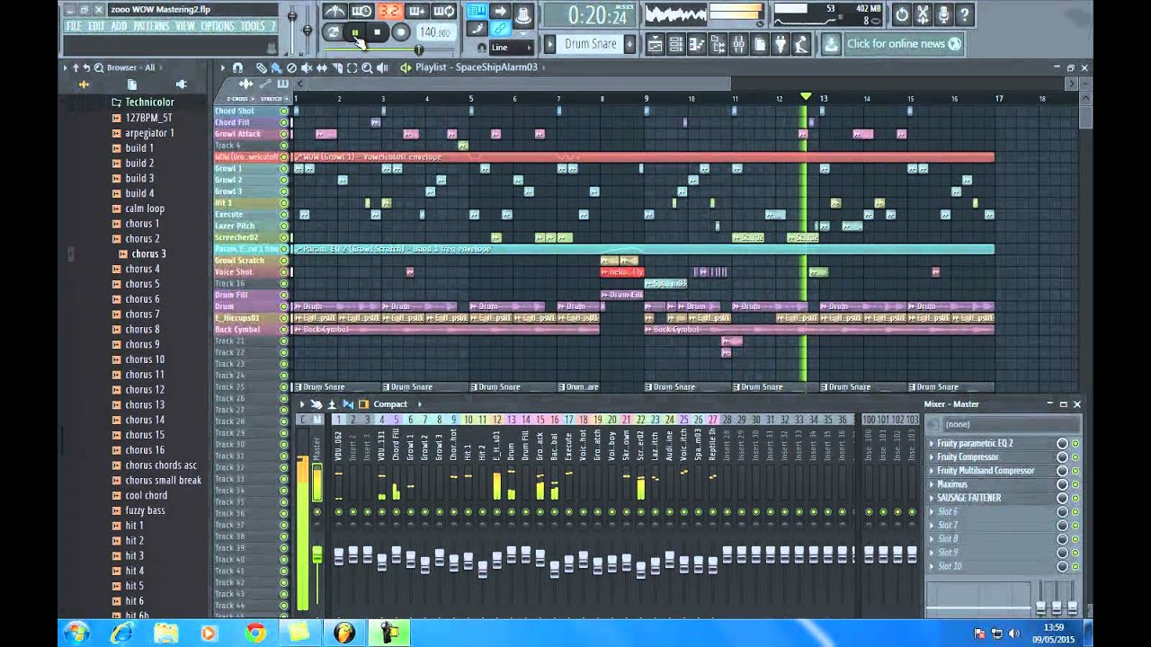 Fl Studio 12 (TEST) DUBSTEP/SKRILLEX/ZOMBOY +FLP PROJECT