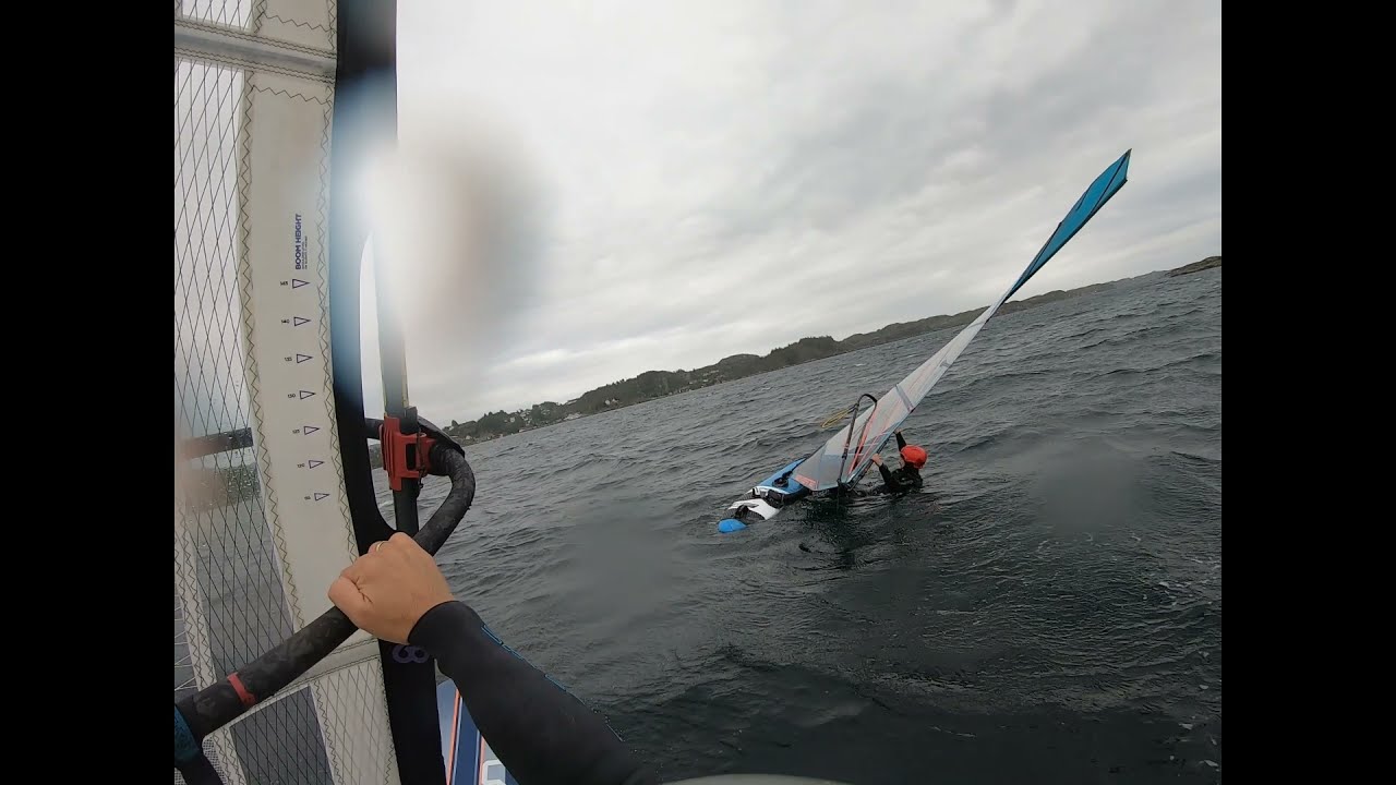 Just Windsurf - Freerace blasting on a Windy day