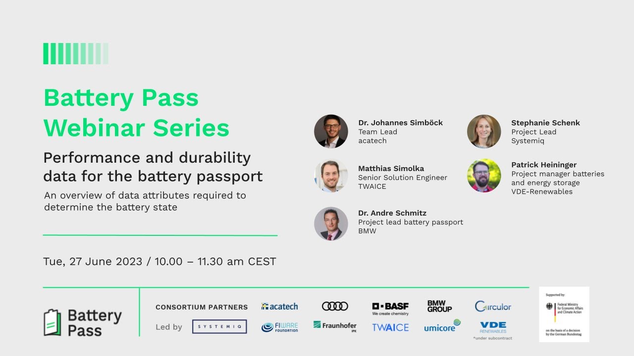 Battery Pass Content Guidance Webinar #4