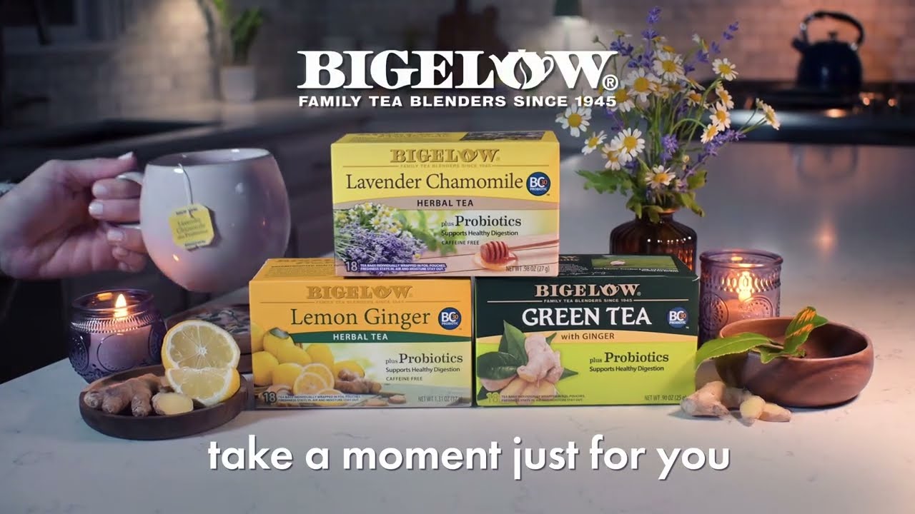 Bigelow Lavender Chamomile Plus Probiotics Herbal Tea
