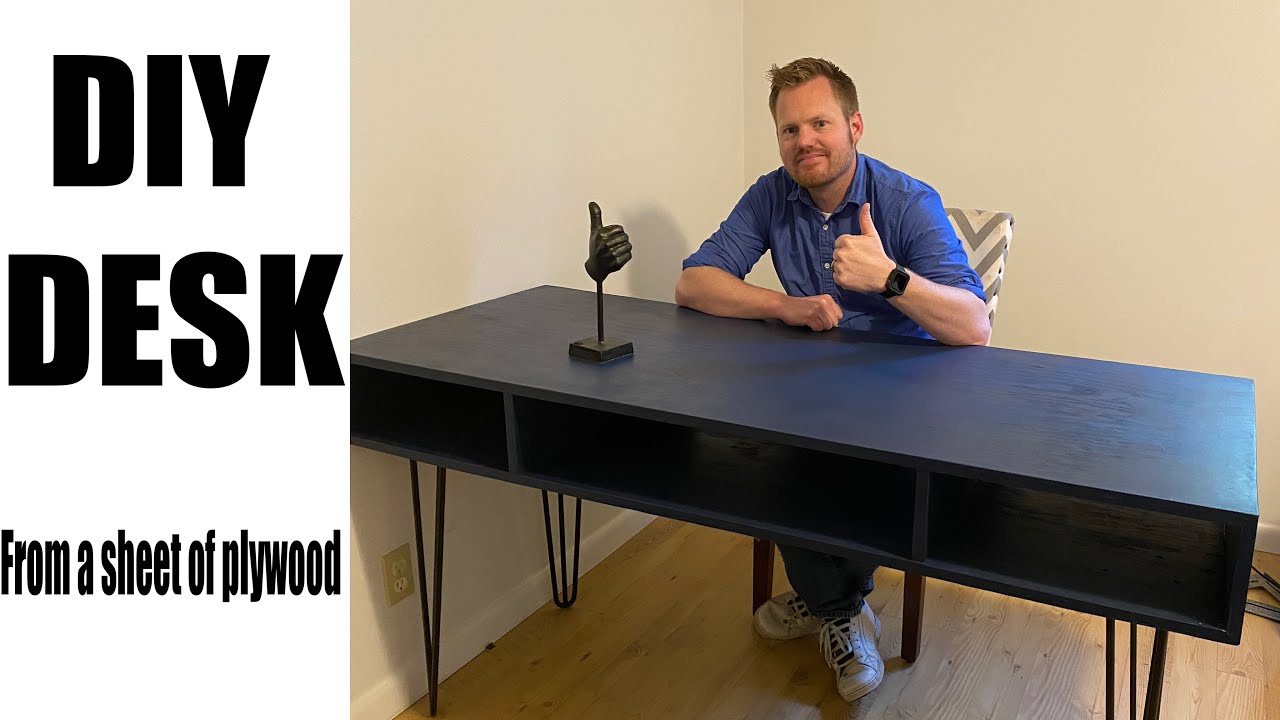 DIY Desk Out of Plywood