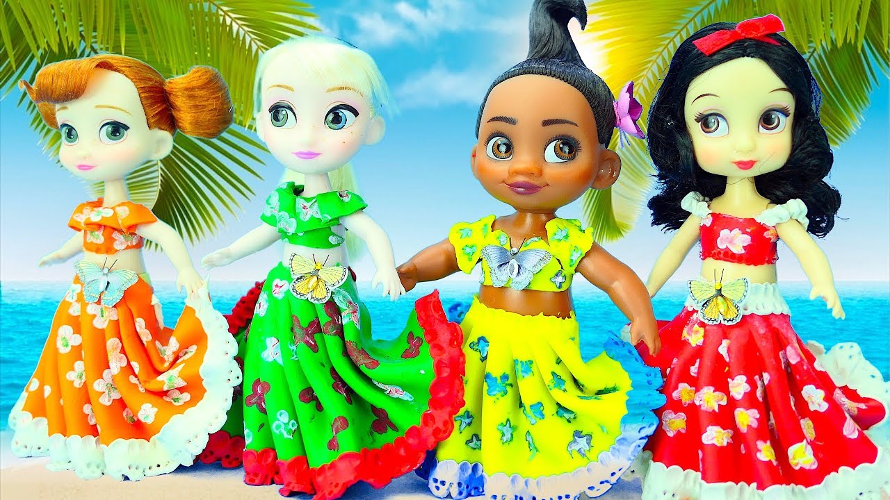 Learn how to make fancy colorful DIY dresses