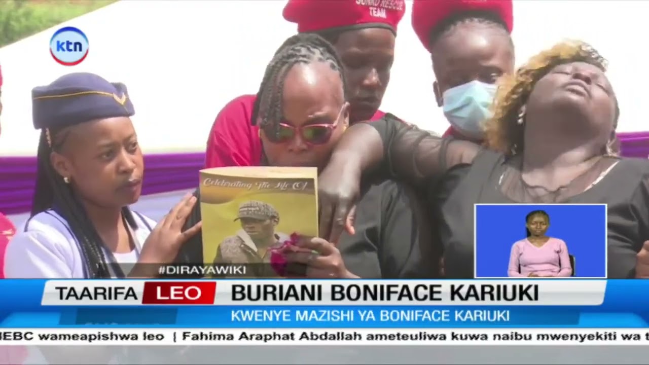 Boniface Kariuki azikwa Kangema, Murang'a