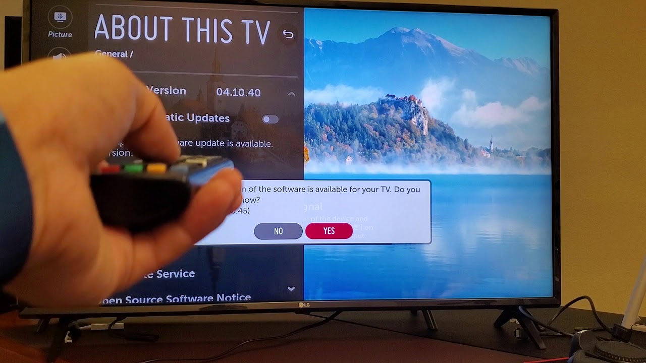 LG Smart TV: как обновить версию системного/прошивочного ПО