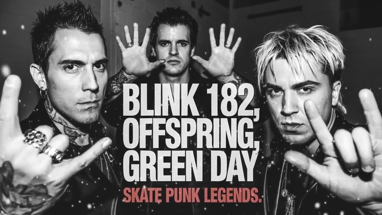 🔥 Legends Skate Punk – Punk Rock Remix [90s, 2000s]  Blink-182, The Offspring & Green Day AI Remix