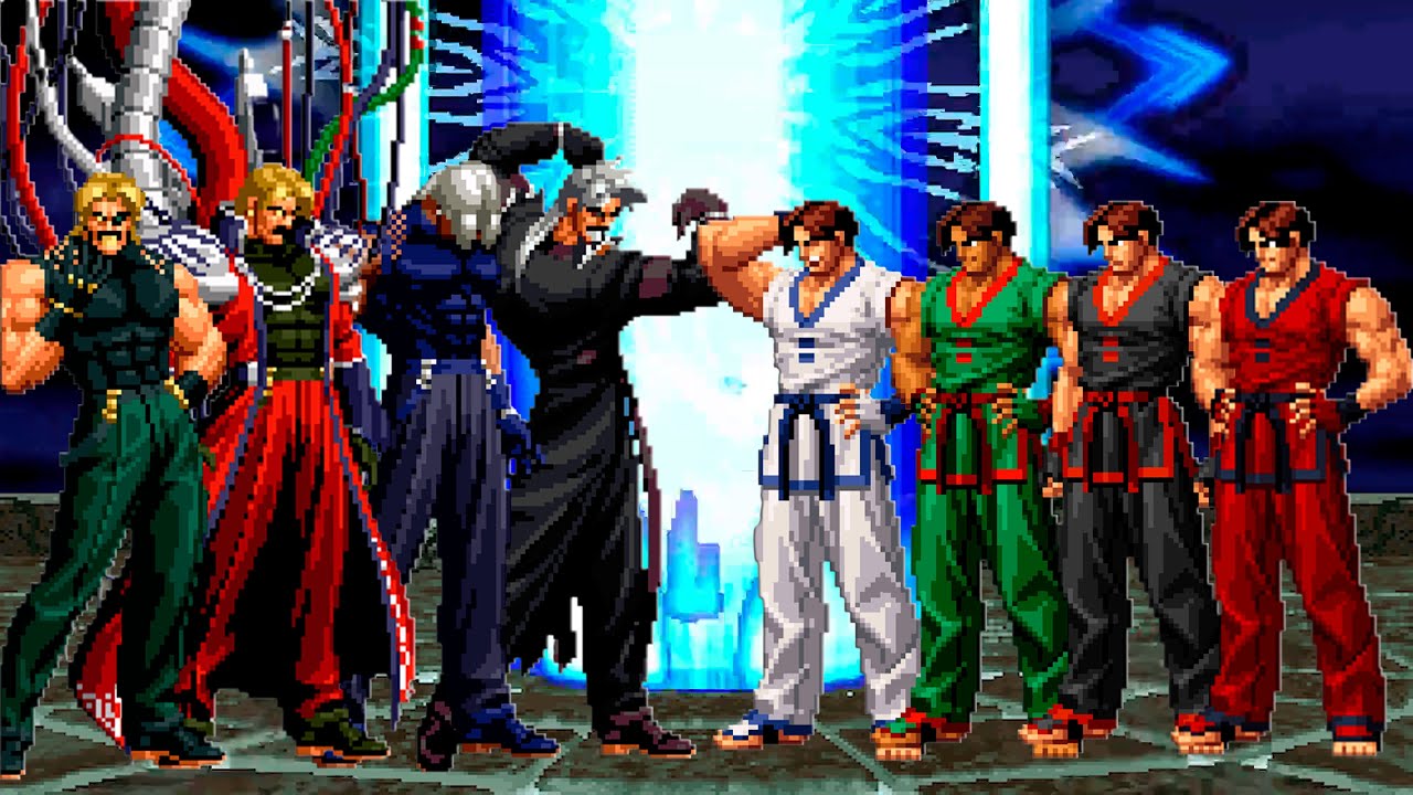 [KOF mugen] Rugal Bernstein Team vs Kim Kaphwan Team