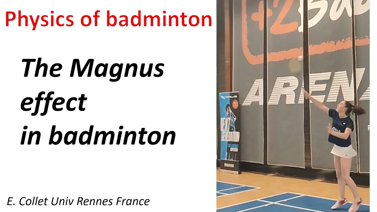 Badminton Ultrafast 2: Magnus effect impacts slice shots at badminton
