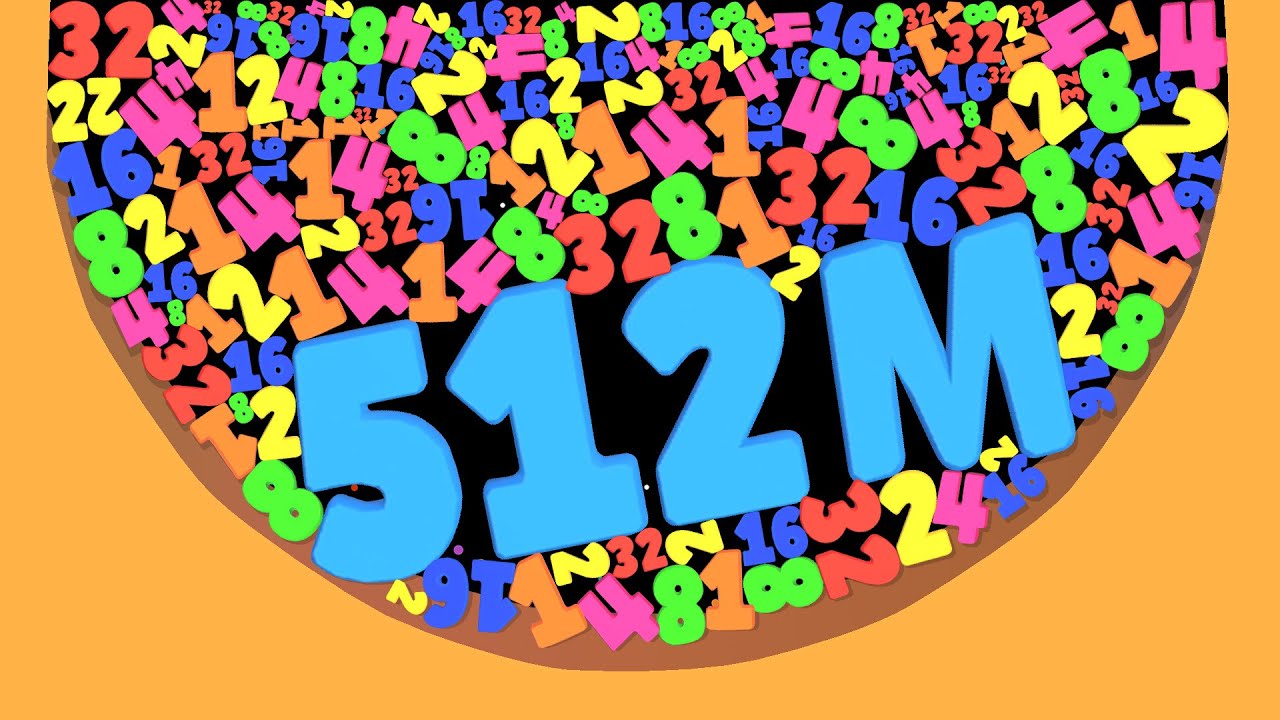 BLOB NUMBERS - Желе 2048: Соединить и Объединить (Максимальный уровень)