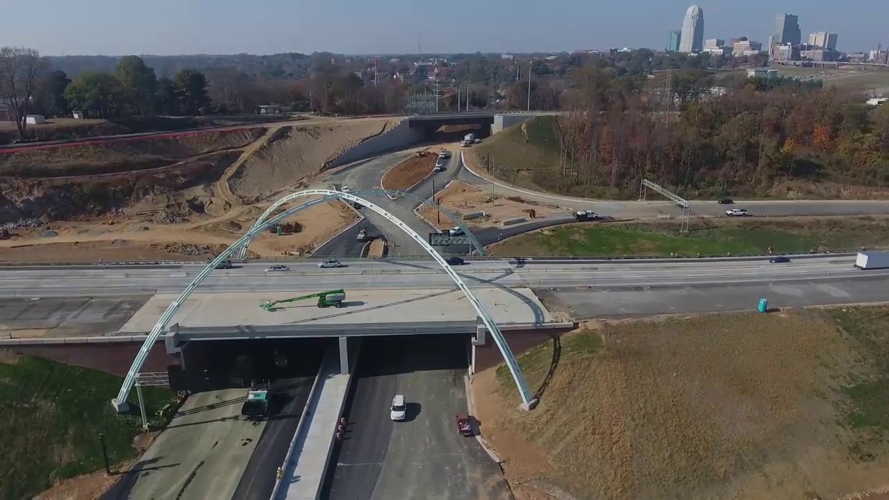 Winston-Salem Southern Gateway Twin Arches