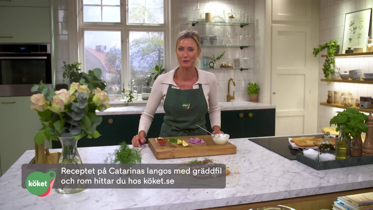 Kökets middag: Langos med rom och gräddfil - Köket