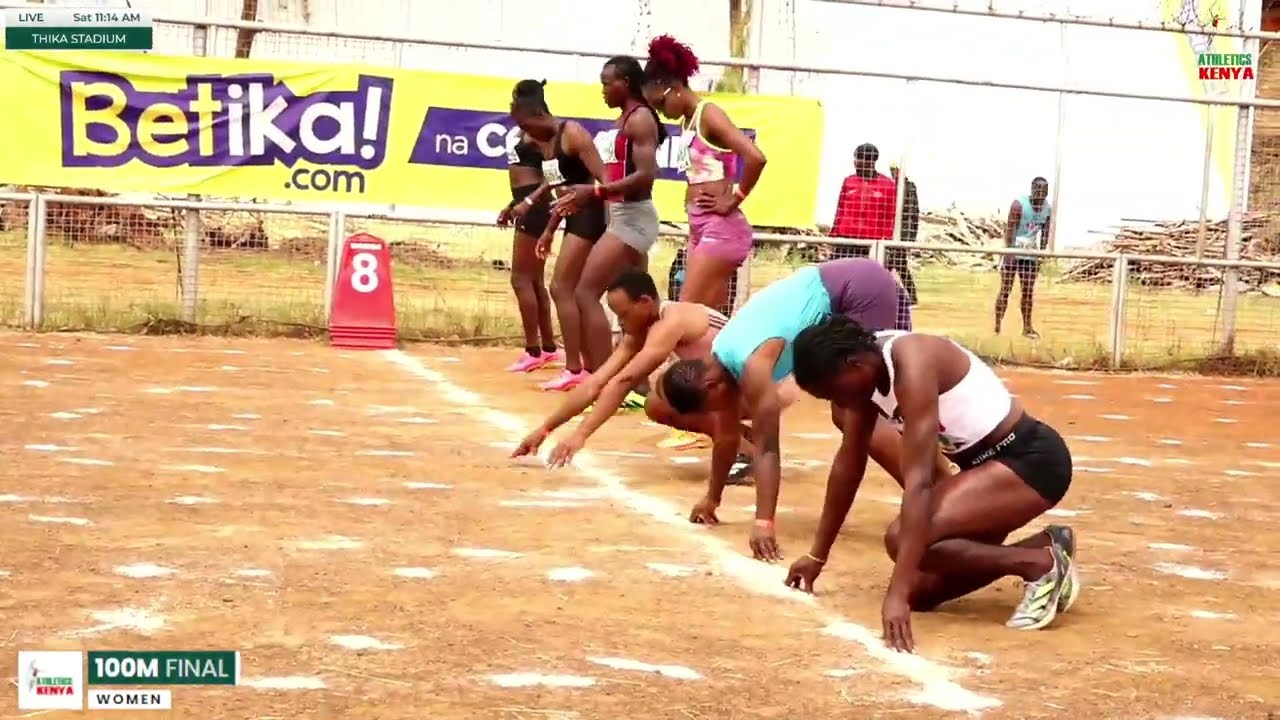 100m women final, 2nd AK Betika Track and Field Weekend meet, Thika 2026