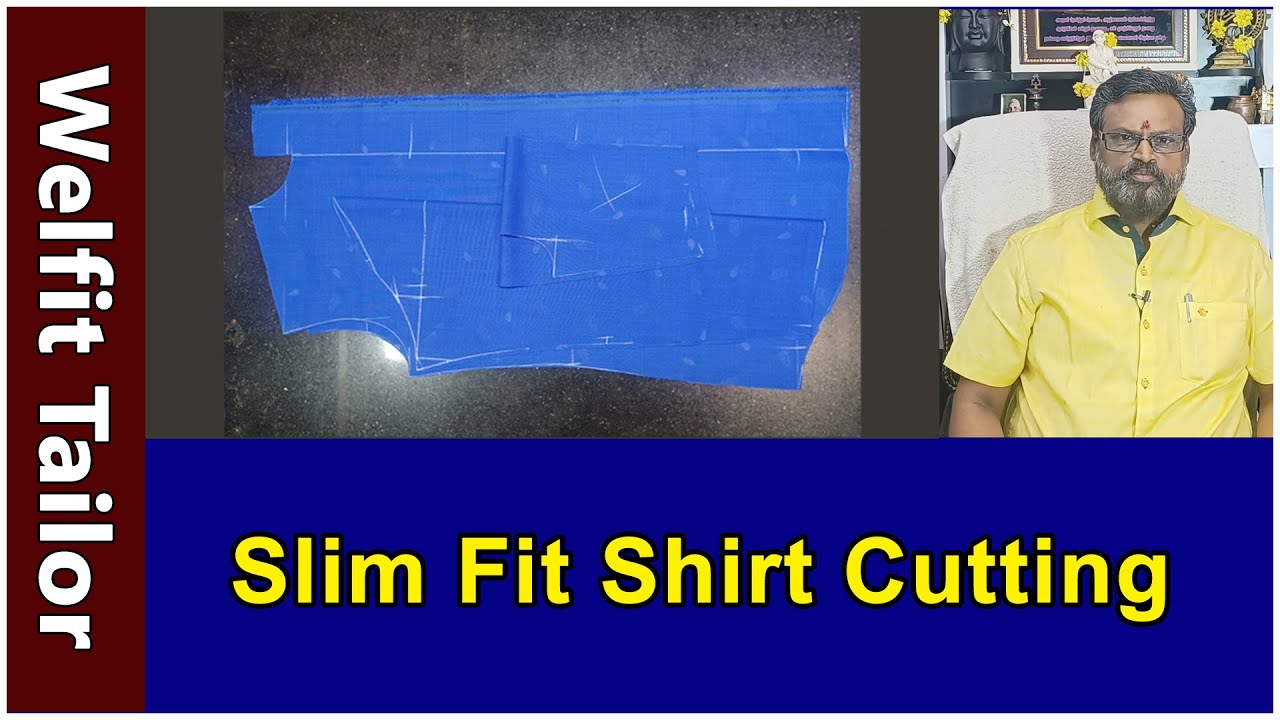 Slim Fit Shirt Cutting Detailly Explain in Tamil | Welfit Tailor