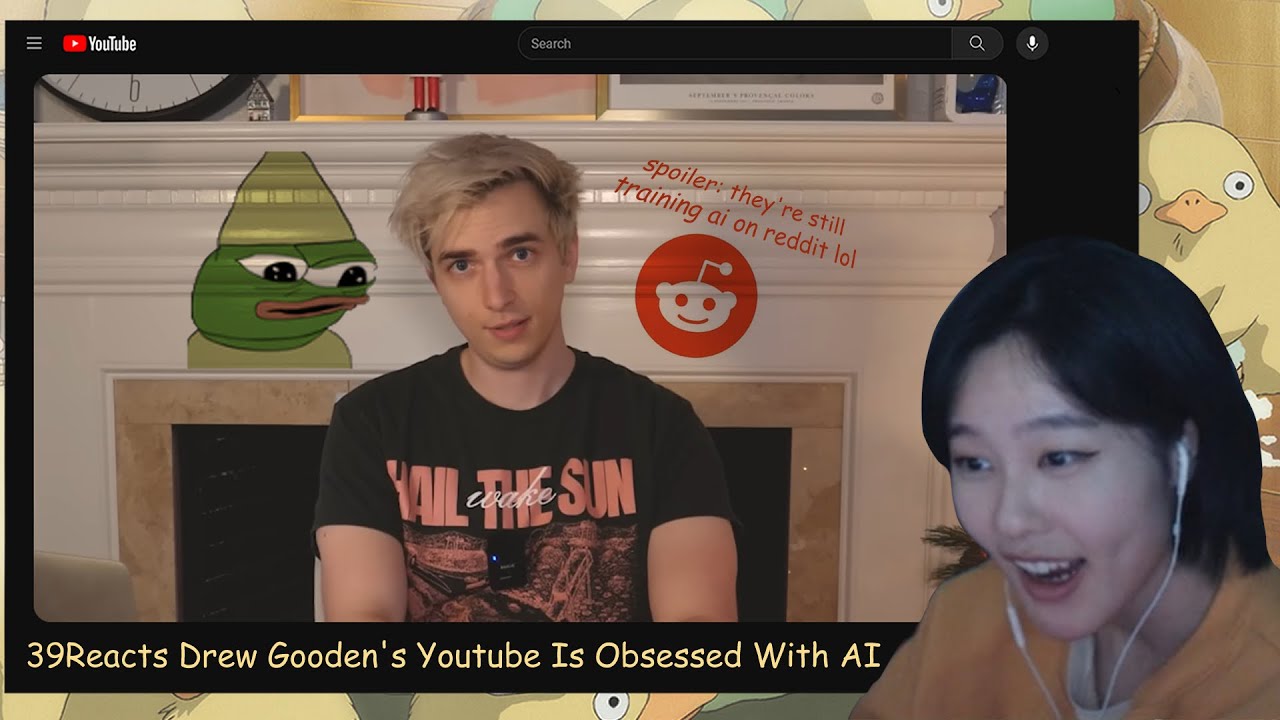 39daph отреагировал на заявление Дрю Гудена о том, что YouTube одержим искусственным интеллектом