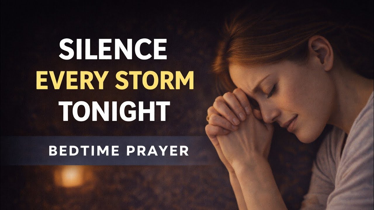 The Storm In My Mind Has To Bow | A  Powerful Bedtime Prayer for Silence and Sleep
