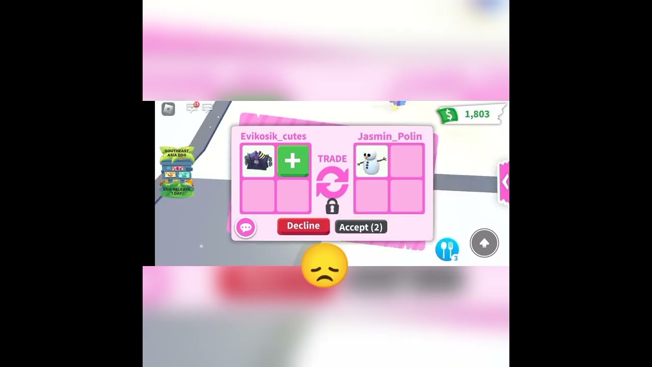 Trade adopt me for Wolf box