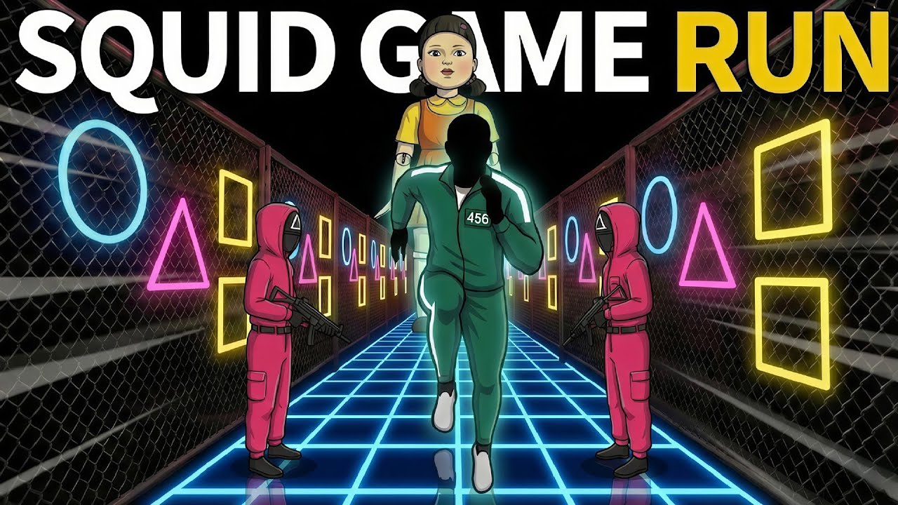 Immersive Interactive Warm-up | 🔴POV SQUID GAME RUN🔺 | Viral Challenge | Fun Workout |Party Game