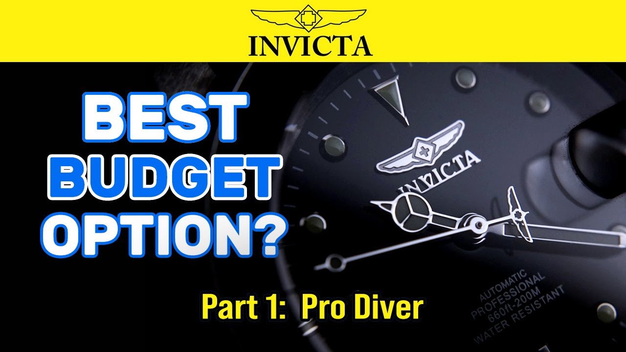 Invicta Pro Diver - Best Affordable Rolex Sub-Style Option? Part 1 of a 5 Watch Comparison