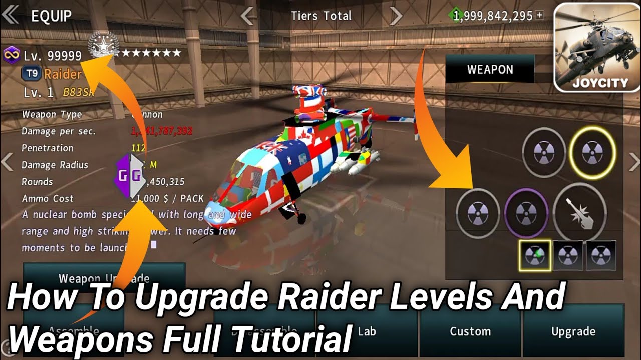 How To Upgrade Raider Levels+ Weapons Using Game Guardian In Gunship Battle Easily | Pro Gaming Tips