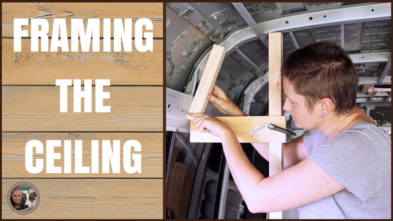 Building the ceiling frame in my bus