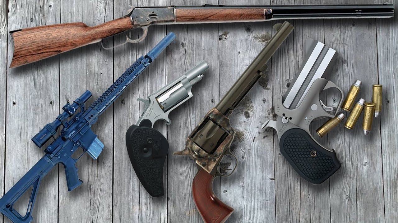1892 Chiappa Takedown, NAA Holster Grip, Bond Arms .410, 1873 Cattleman Taylor's