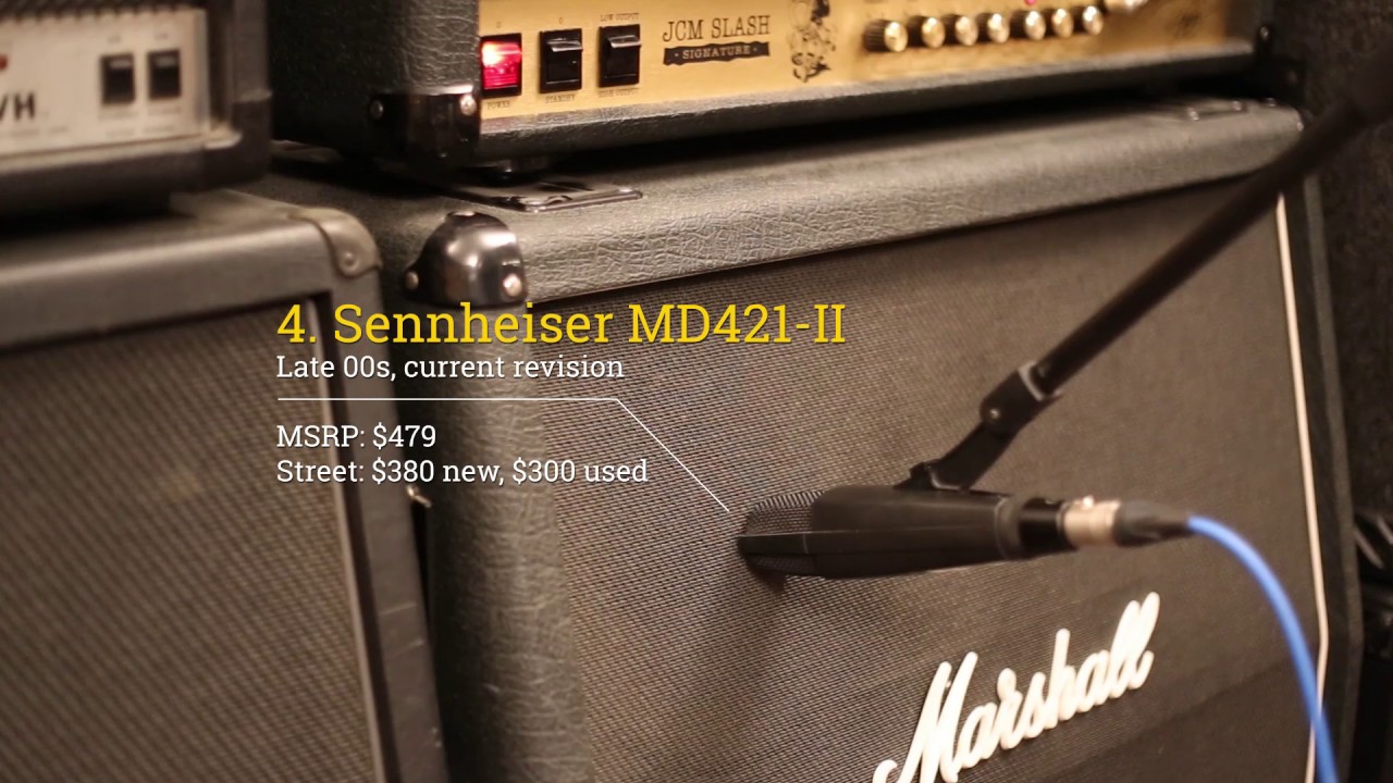 Marshall JCM Slash, 1960A and the Seven Dynamic Mics