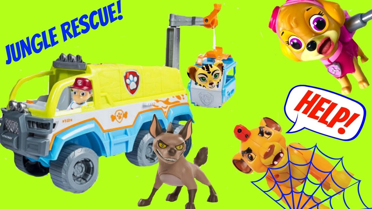 Lion Guard Trapped in Slime and Nets in the Jungle