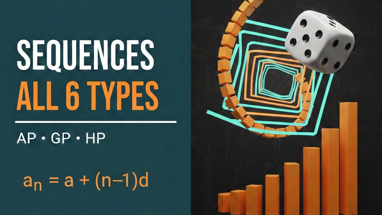 Sequences Masterclass: All 6 Types Explained (AP, GP & Symmetric Sequence) | GMAT • CAT • GRE