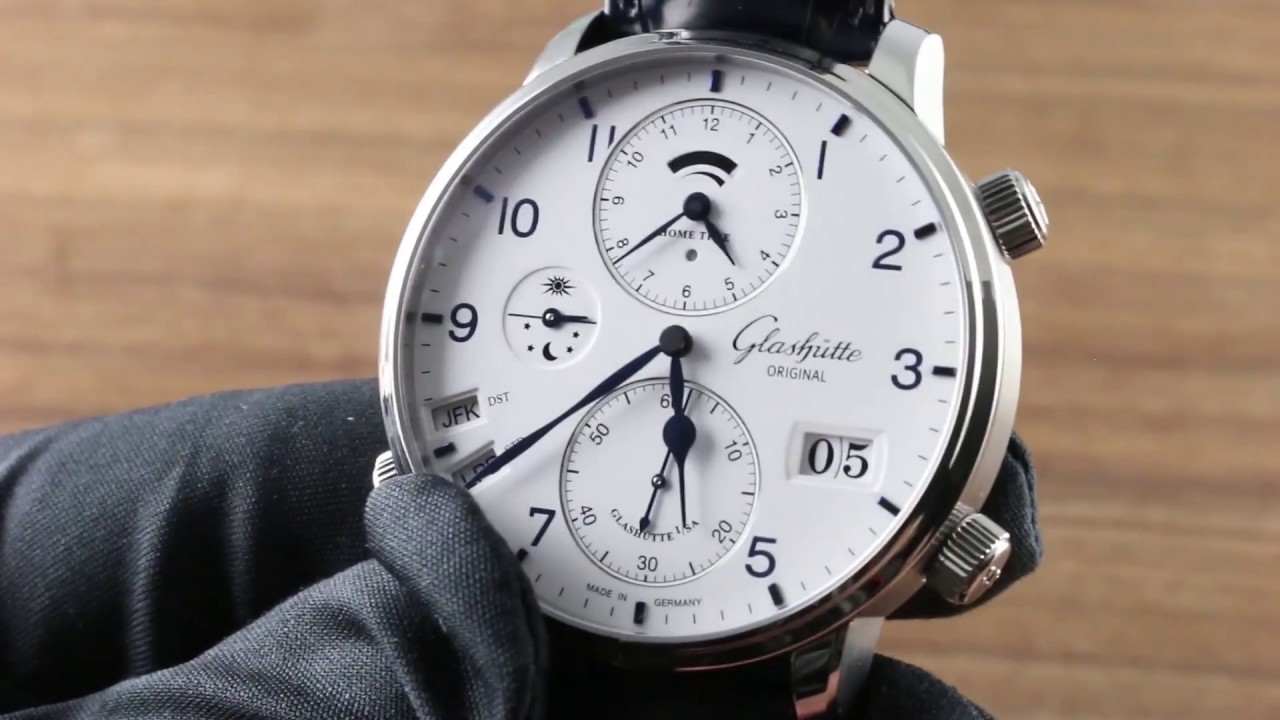 Руководство по функциям и уходу за стеклом Glashütte Original Senator Cosmopolite 1-89-02-03-02-01