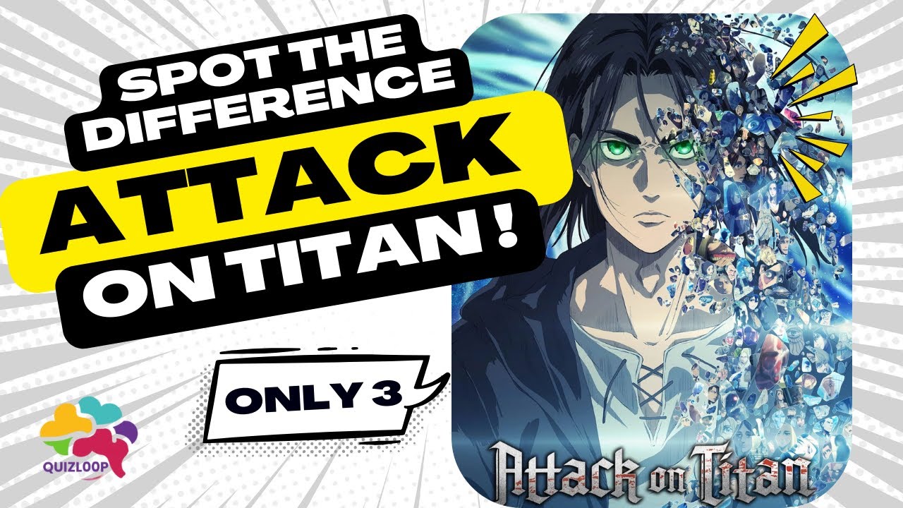 Attack on Titan Spot the Difference 😳 | Only True Fans Will Win