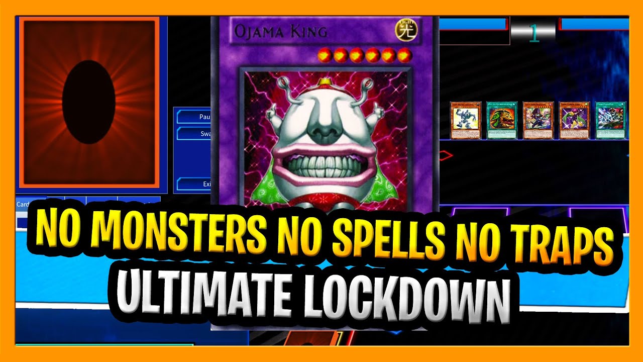NO MONSTERS NO SPELLS NO TRAPS ULTIMATE LOCK DOWN DECK YUGIOH STUN Combo Deck #BAN NEEDLE FIBER