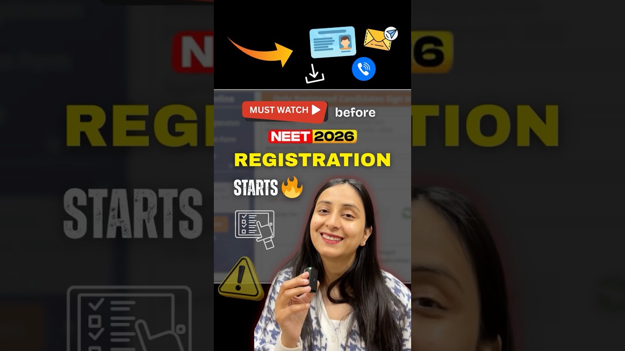 Must Watch before NEET 2026 Registration Starts🔥 #neet #neet2026 #registration #mustwatch #trending