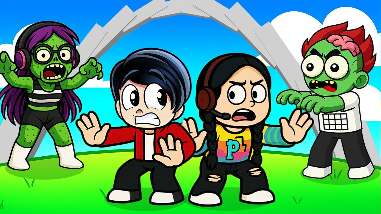 SOBREVIVI a UN APOCALIPSIS ZOMBIE con PAOLAZGAMES en BROOKHAVEN ROBLOX | Karim Juega