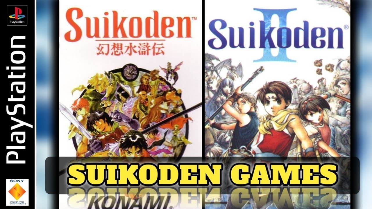 All Suikoden Games on PS1