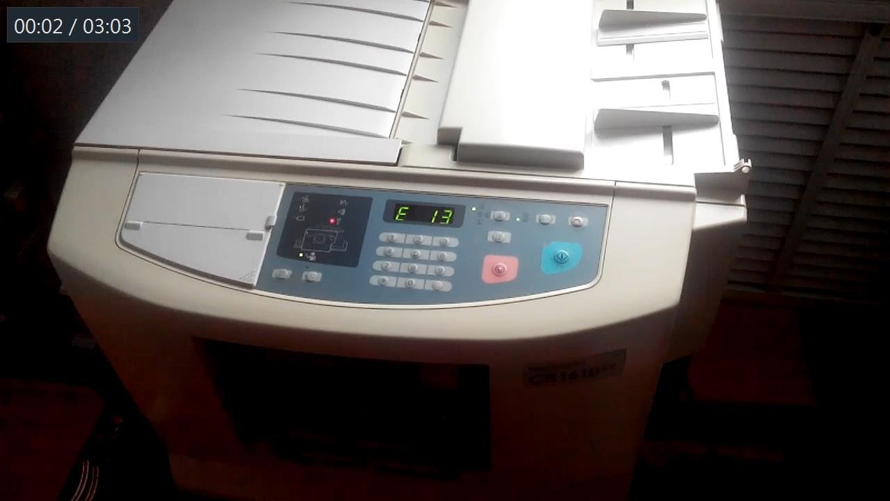 Ремонтируем Riso CR1610ep ошибка E13