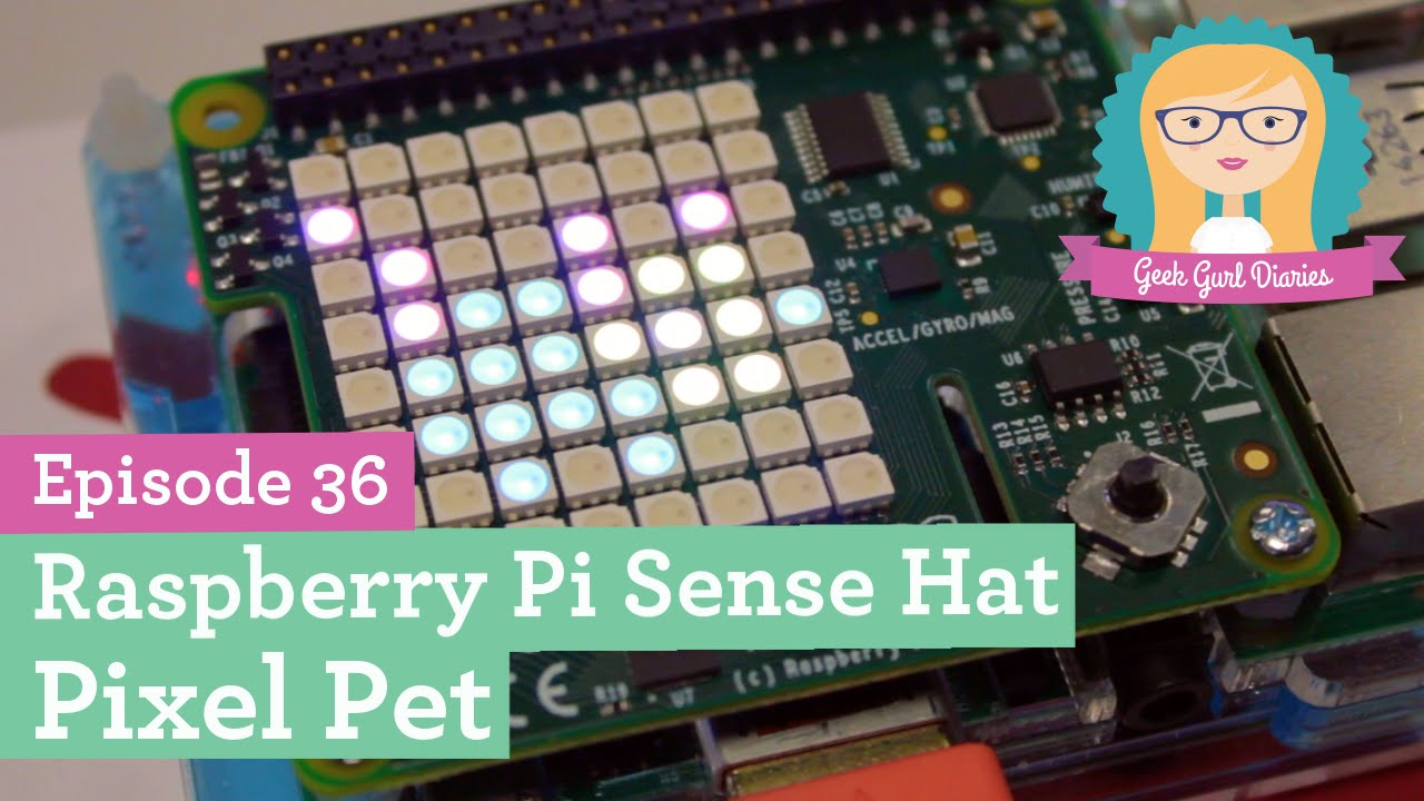 Учебное пособие по использованию платы расширения Pixel на Raspberry Pi Sense HAT