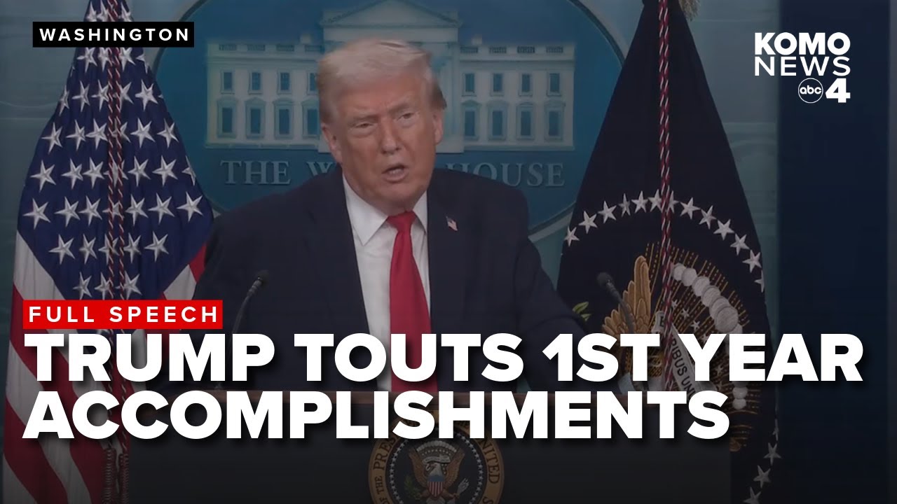 FULL PRESSER: Trump touts accomplishments in 1st full year of his 2nd term in the White House