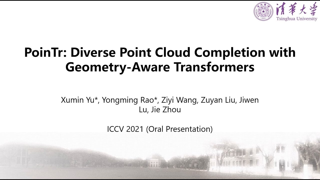 PoinTr ICCV Presentation