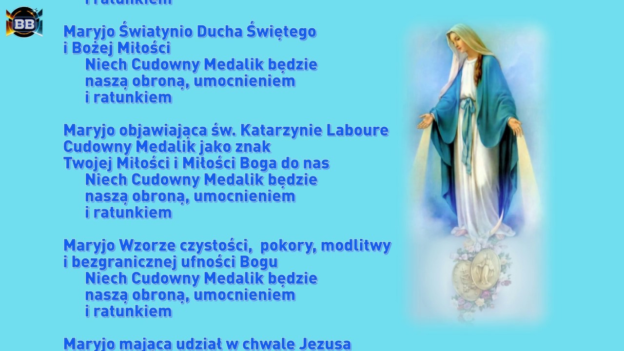 litania do Matki Bożej z Cudownego Medalika