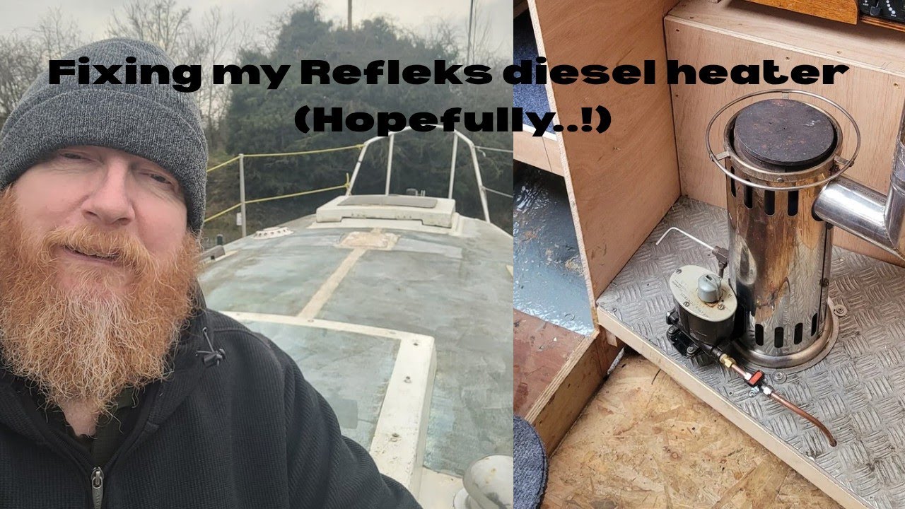 Colvic Searover 28 sailboat restoration  Part 6 (Refleks diesel heater repair)...
