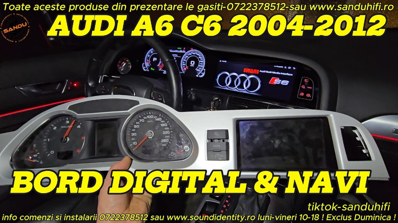 ☎️0722378512 AUDI A6 C6 BORD DIGITAL & NAVIGATIE ANDROID APPLE CARPLAY #audi #a6 #a6c6 #audia6c6 #c6
