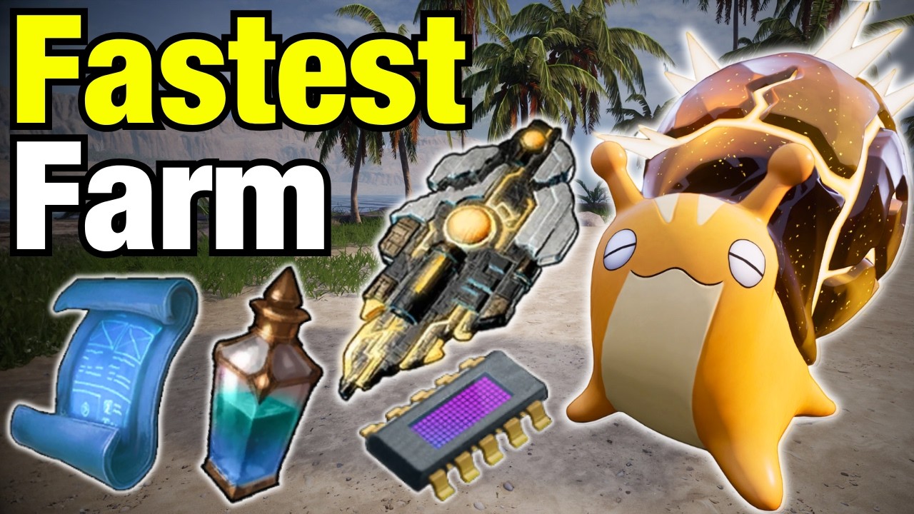 FASTEST ANCIENT RELIC FARM in Palworld 1.0 | Holy Water, Implants, Schematics