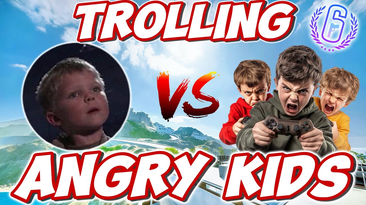 Trolling ANGRY Kids on Siege  X