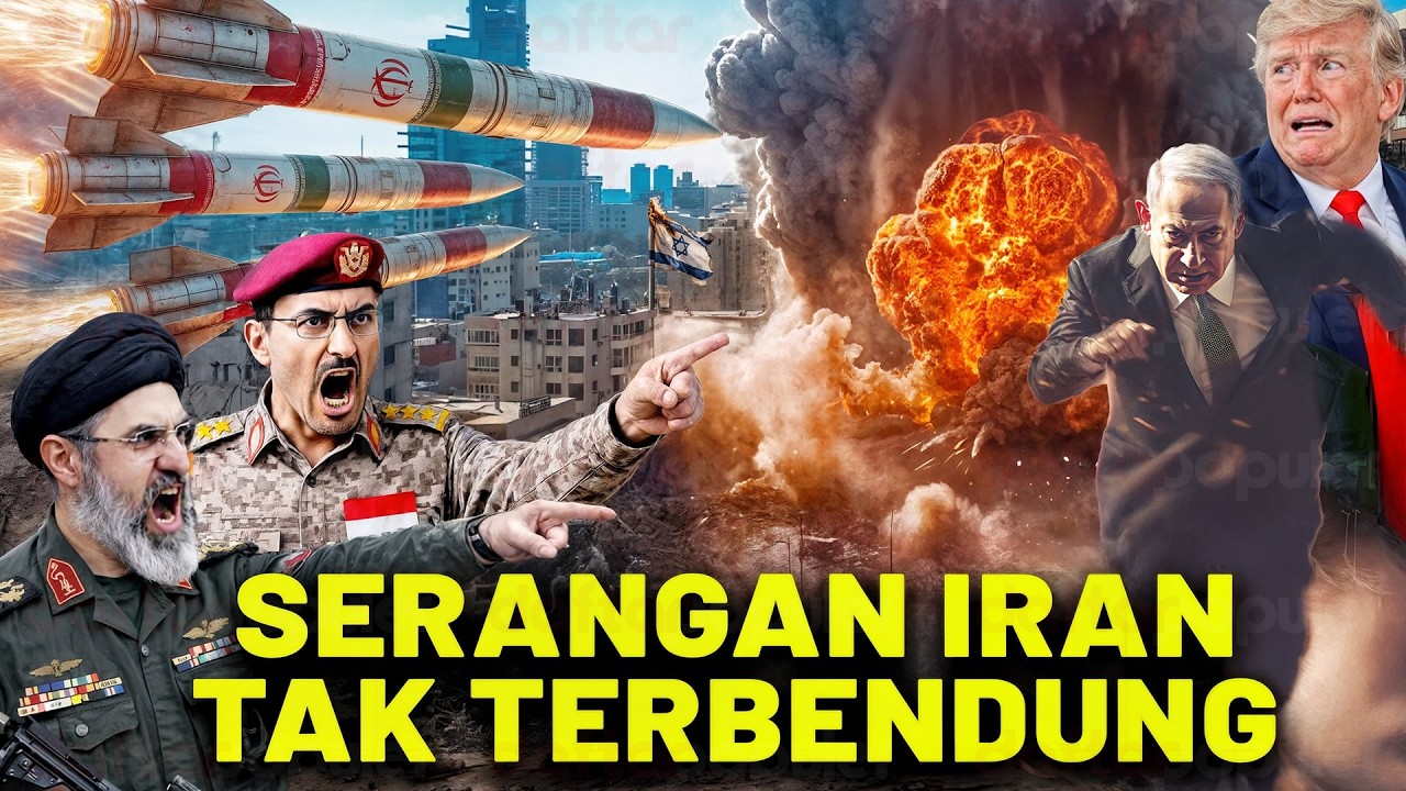 Trump Kehilangan Arah.! Gelombang Serangan Mematikan Iran Terus Mengguncang Israel