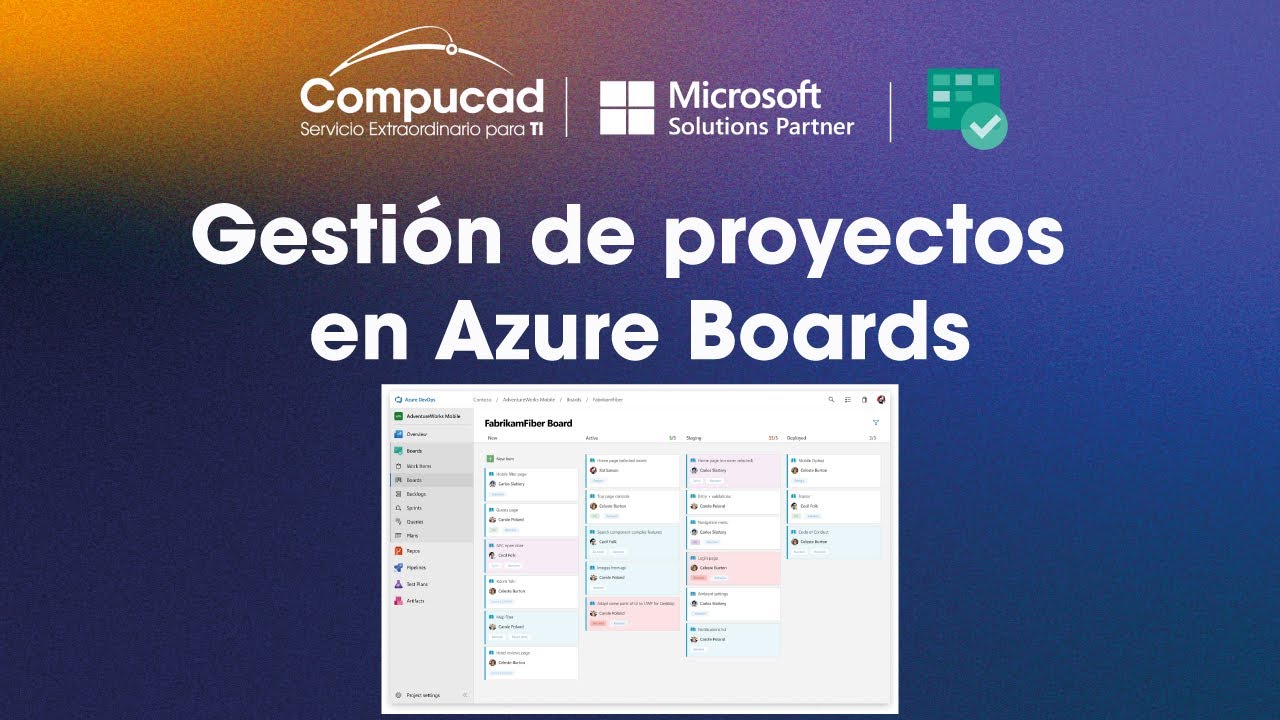 Gestión de proyectos en Azure Boards