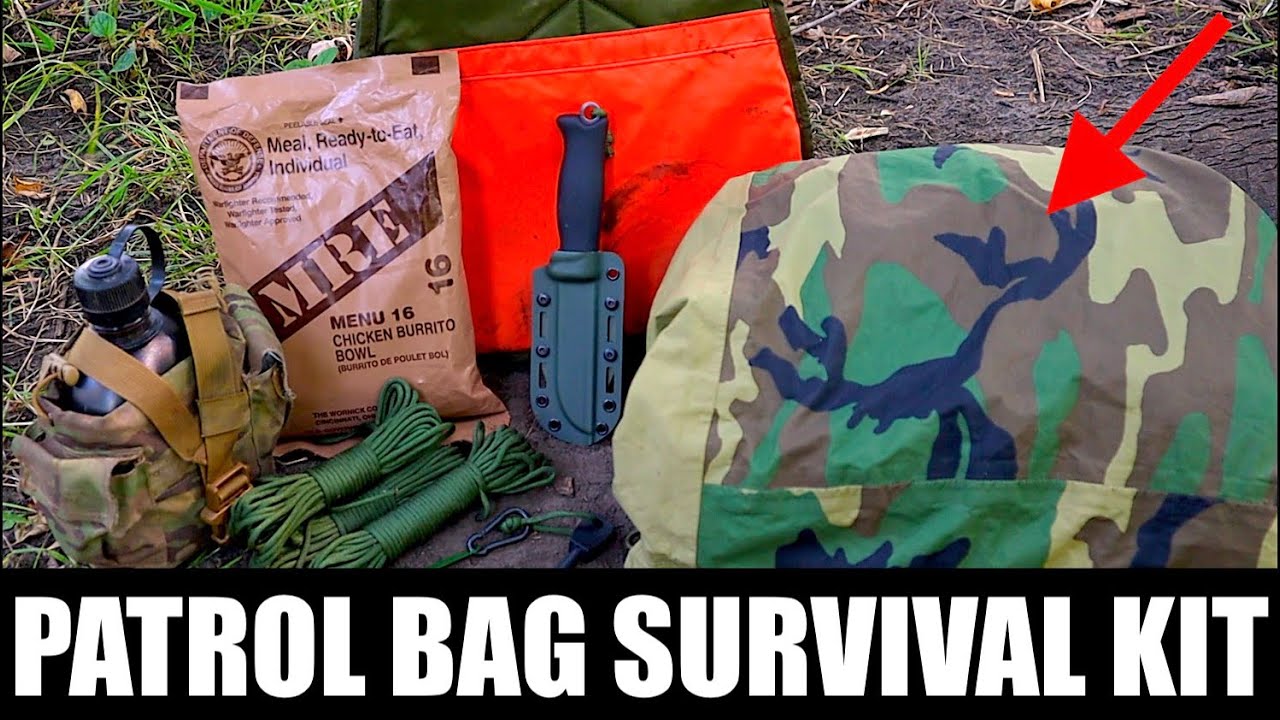 3-Day Patrol Bag Survival Kit and Skills!