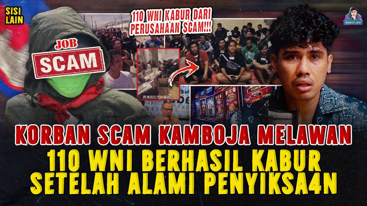 KORBAN SCAM KAMBOJA MENGAMUK ! 110 WNI BERHASIL KABUR SETELAH MELAWAN PENYIKSA4N