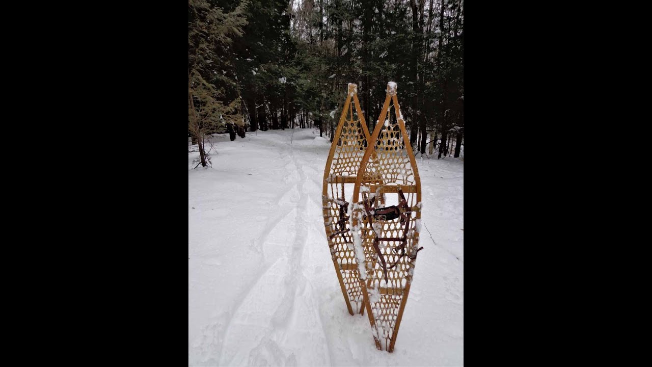 Traditional snowshoes