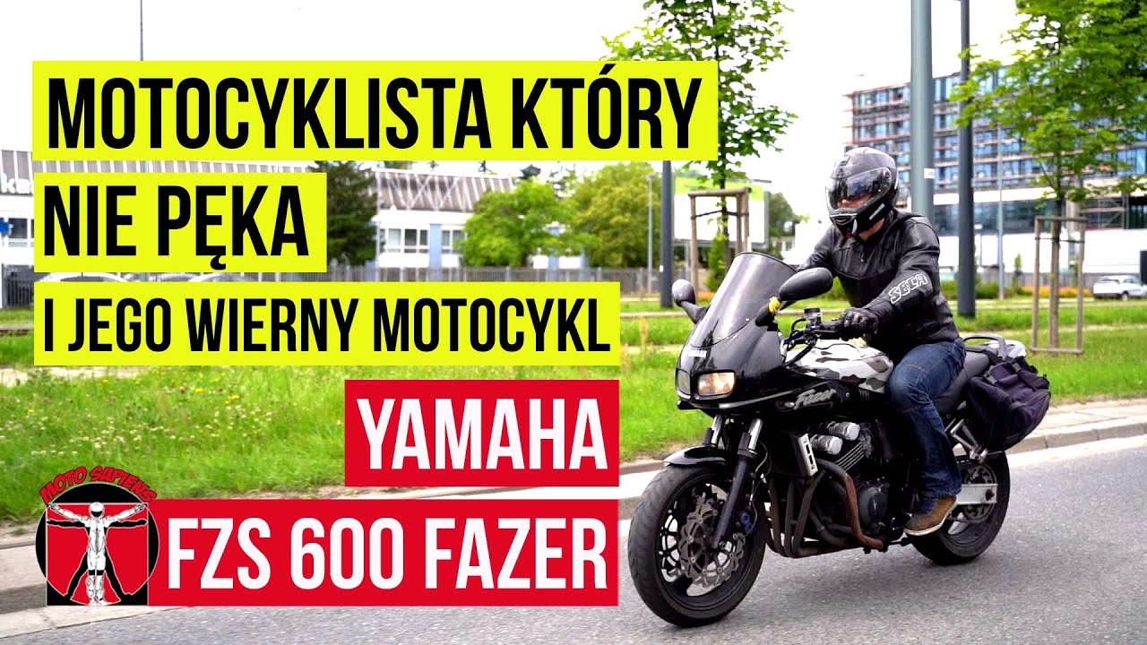 Yamaha FZS 600 Fazer ciekawy motocykl i niezniszczalny właściciel bez nogi - pasja zawsze zwycięża!