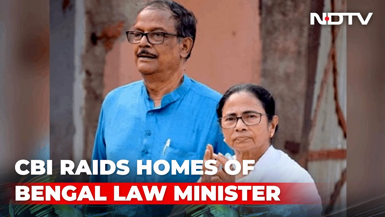 CBI Raids Bengal Law Minister In Coal Scam Case